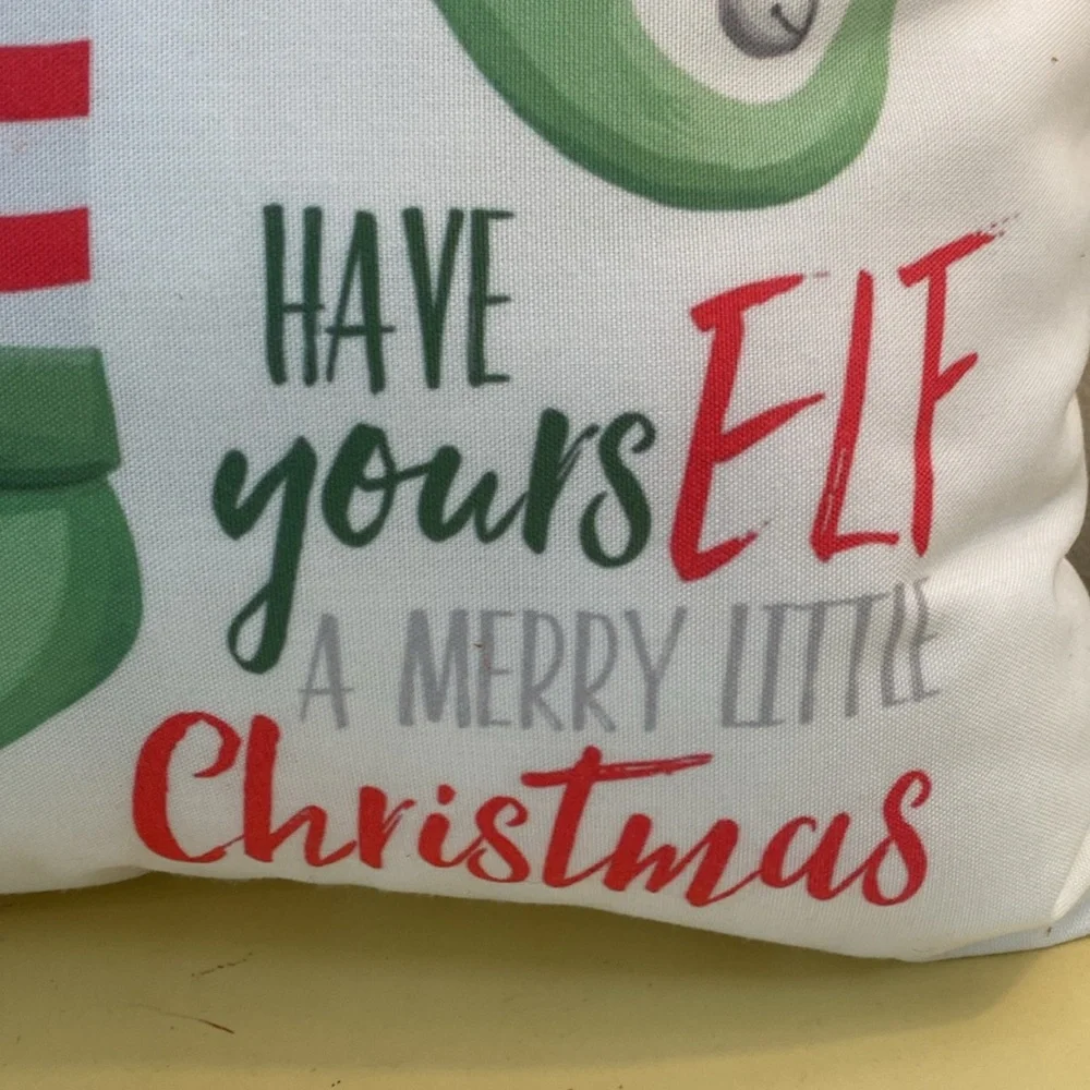 Christmas Pillow.  Have YoursELF‎ a Merry Little Christmas.  Double sided.